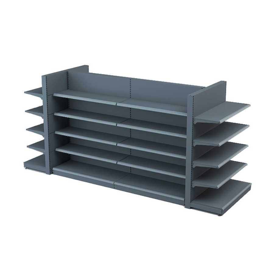 Combo Gondola Store Shelving Island Display With End Cap