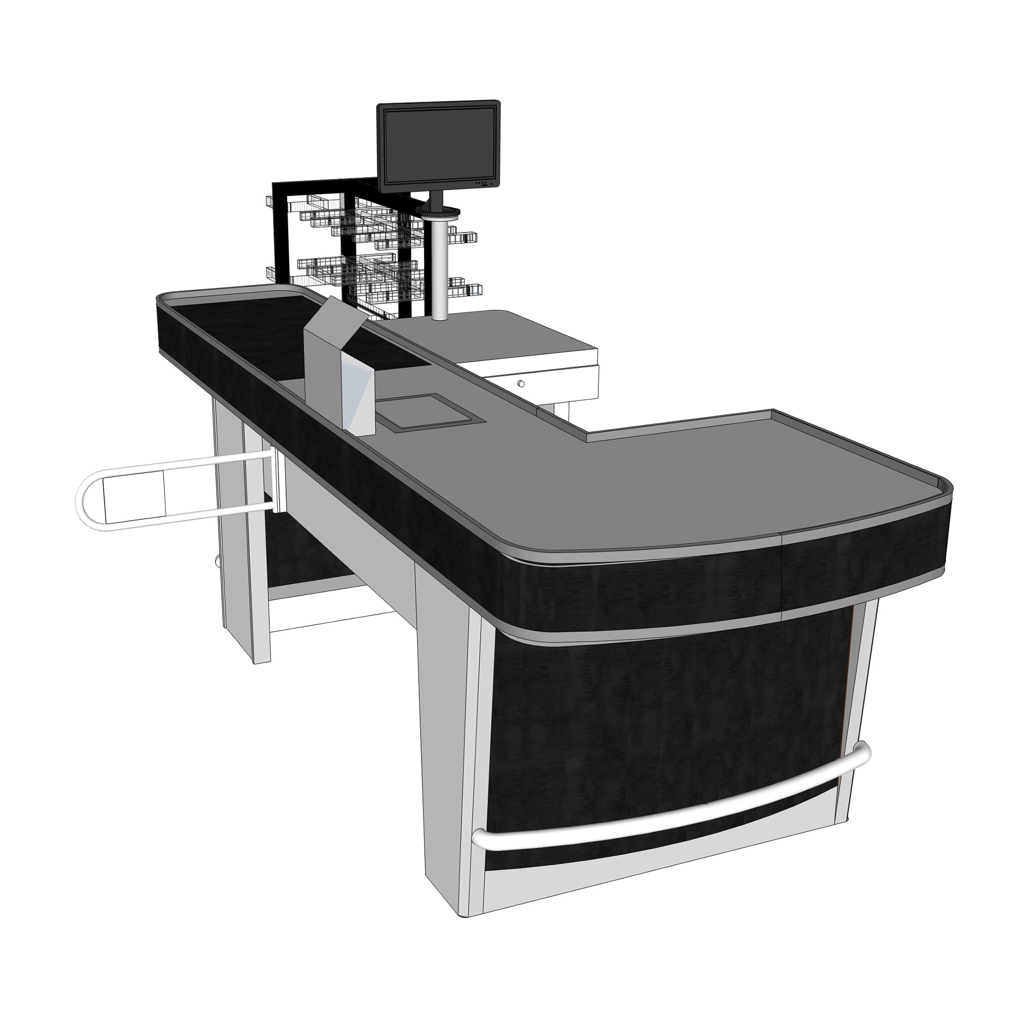 convenience store commercial checkout counter