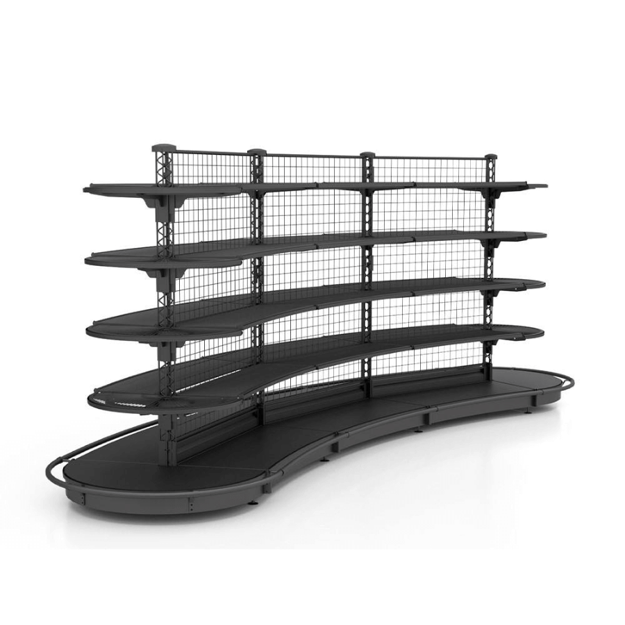 customized design modern gondola shelving for retail stores