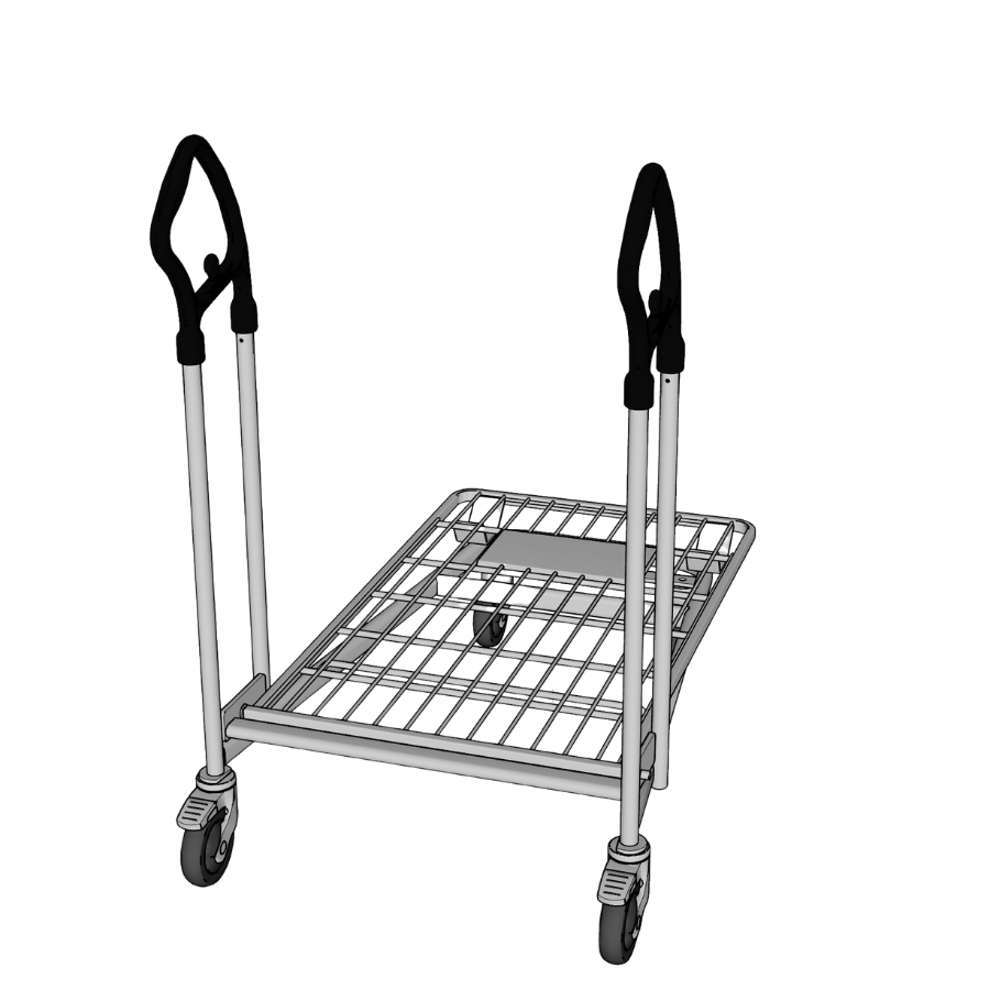 heavy duty warehouse trolley cart