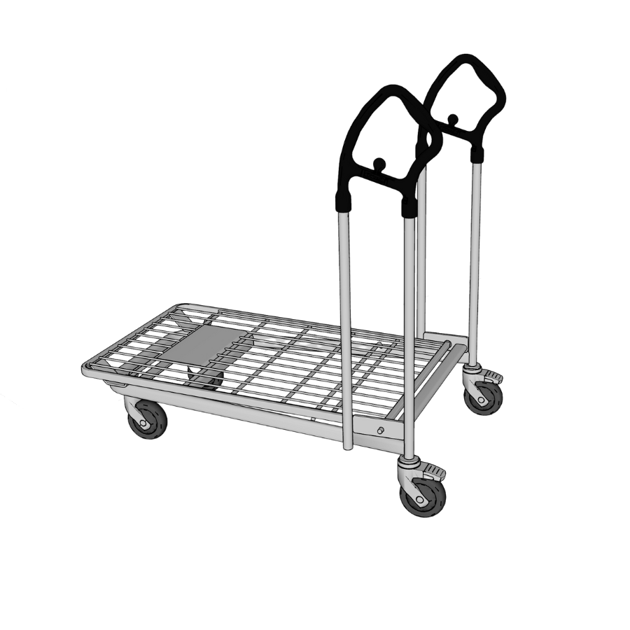 heavy duty transport trolley material handling carts